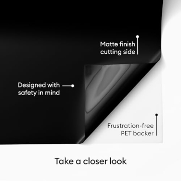 Cricut Value Permanent Vinyl Rainbow Sampler - 50 Sheets