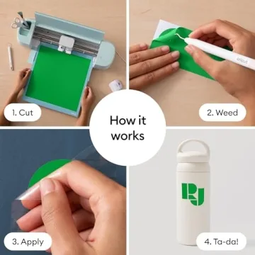 Cricut Value Permanent Vinyl Rainbow Sampler - 50 Sheets