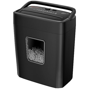 Bonsaii Paper Shredder with 8-Sheet Capacity