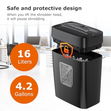 Bonsaii Paper Shredder with 8-Sheet Capacity