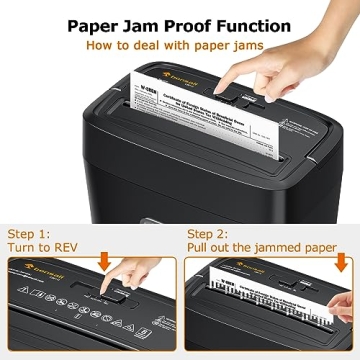 Bonsaii Paper Shredder with 8-Sheet Capacity