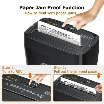 Bonsaii Paper Shredder with 8-Sheet Capacity