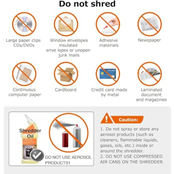 Bonsaii Paper Shredder with 8-Sheet Capacity