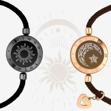 Couples Long Distance Touch Bracelets for Connection