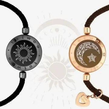 Couples Long Distance Touch Bracelets for Connection