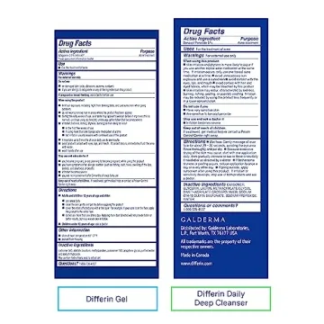 Differin Acne Skin Care Kit for Flawless Skin