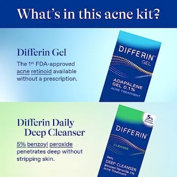 Differin Acne Skin Care Kit for Flawless Skin