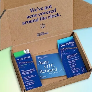 Differin Acne Skin Care Kit for Flawless Skin
