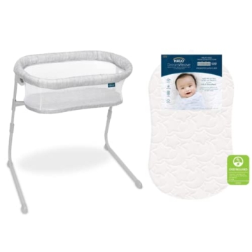 HALO BassiNest Flex & DreamWeave Mattress Pad Bundle