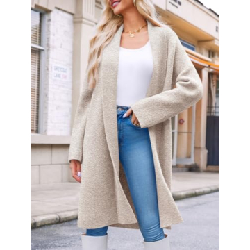 Saodimallsu Women's Oversized Long Cardigan Sweater 2024
