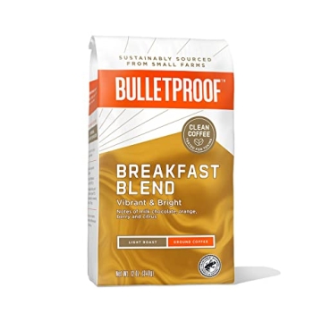 Bulletproof Breakfast Blend Light Roast Ground Coffee - 12oz 100% Arabica
