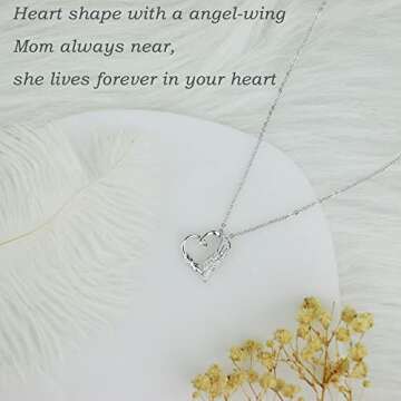 Memorial Necklace for Loss of Mom - Grief Gift Idea