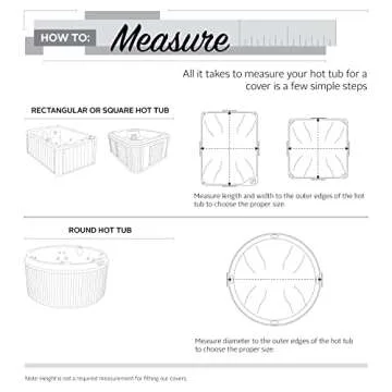 Classic Accessories Ravenna water-Resistant 94 inch Square Hot Tub Cover, Large, Patio Furniture Covers