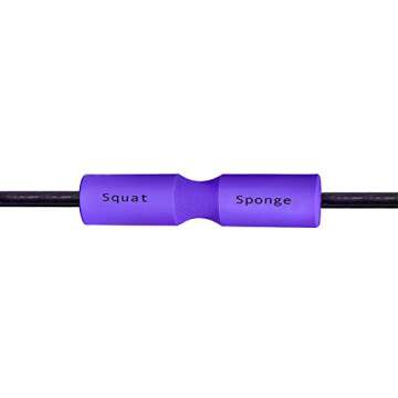 Squat Sponge 18"long Purple, 3.5” diameter & 1.25"thick Olympic Barbell Pad