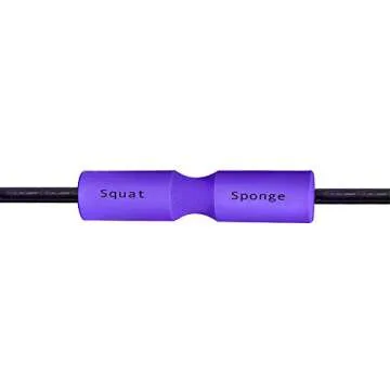 Squat Sponge 18"long Purple, 3.5” diameter & 1.25"thick Olympic Barbell Pad