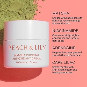 Peach & Lily Matcha Pudding Antioxidant Cream for Radiant Skin