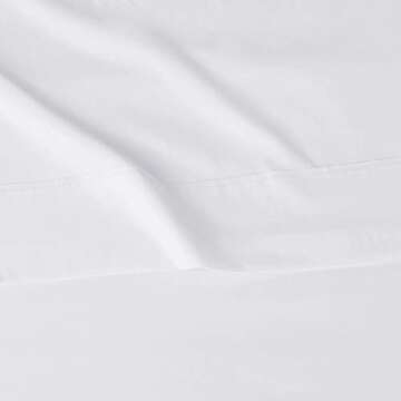Soft Microfiber Queen Bed Sheet Set - Bright White Color