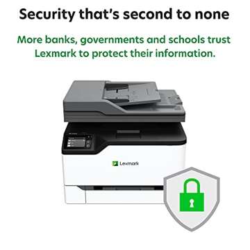 Lexmark MC3326i Color All-in-One Printer with Touchscreen, Office Color Printer Scanner Copier All in One Laser, Mobile Ready, Duplex Printing & CarbonNeutral Certified (3-Series)