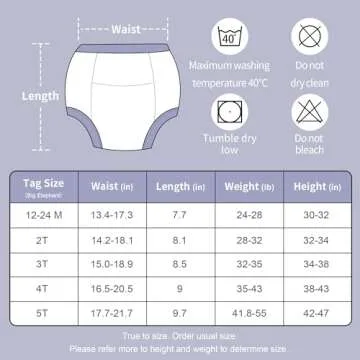 BIG ELEPHANT Potty Training Underwear, 100% Cotton Absorbent Unisex Toddler Pee Pants for Boys & Girls (Dinosaur Force, 10-Pack, 2T)