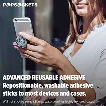 PopSockets Grip and Stand Blue Marble for Phones