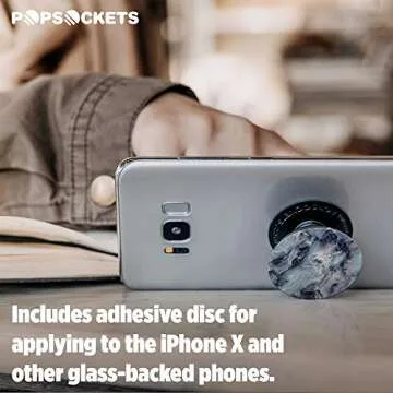 PopSockets Grip and Stand Blue Marble for Phones