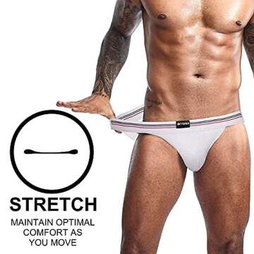 SKYSPER Jockstrap Athletic Supporters for Men