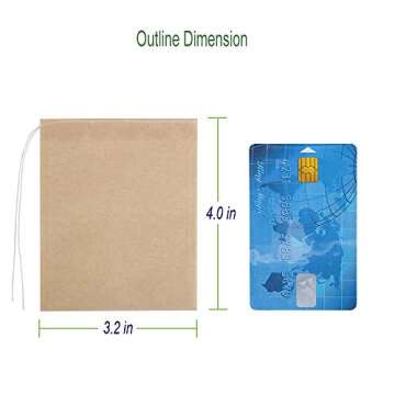 Aksuaple Eco-Fil Disposable Tea Bags - Biodegradable Pack