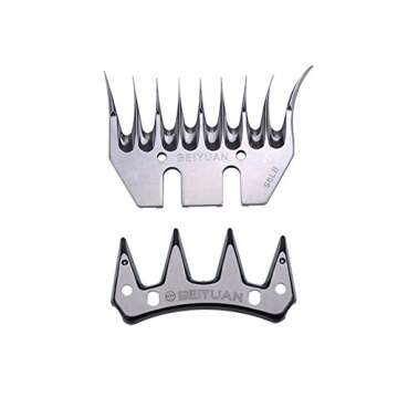 KEHUASHINA 9T BEIYUAN Curly Horse Sheep Curling Cutter Blade Clipper Shearing Goat Alpaca