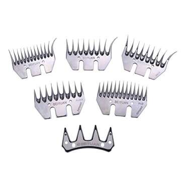 KEHUASHINA 9T BEIYUAN Curly Horse Sheep Curling Cutter Blade Clipper Shearing Goat Alpaca