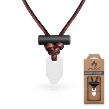 Wazoo Fire Starter Necklace - Handmade Survival Gear
