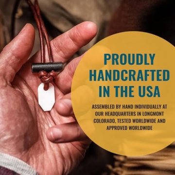 Wazoo Fire Starter Necklace - Handmade Survival Gear