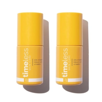 Timeless Skin Care Vitamin C Serum with Vitamin E & Ferulic Acid - 20% Vitamin C Brightening Serum -...