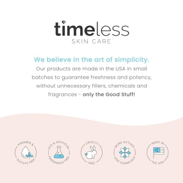 Timeless Skin Care Vitamin C Serum with Vitamin E & Ferulic Acid - 20% Vitamin C Brightening Serum - Face Serum for Oily & Dry Skin - Fragrance-Free Serum for Skin Care - 1 oz (Pack of 2)