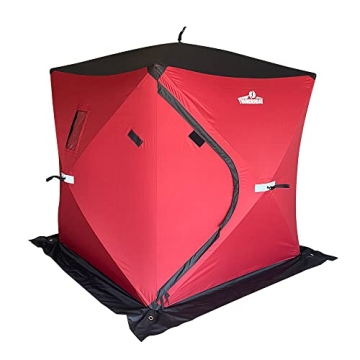 THUNDERBAY Ice Cube Two Man Instant Pop-up Ice Shelter - Your Cold Weather Game Changer