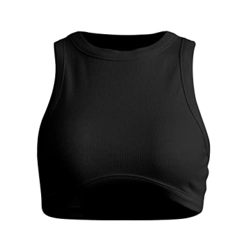 Y2k Sleeveless Racerback Tank Tops for Women - Stylish Summer Wear