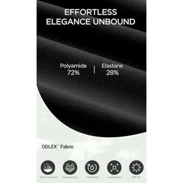 ODODOS Women's High Waisted Bootcut Yoga Pants Tummy Control Non See Through Bootleg Gym Workout Pants with Inner Pocket-29 Inseam, Black, Medium