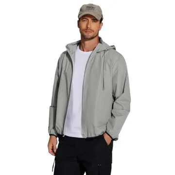 Packable Waterproof Raincoat for Men - COOFANDY