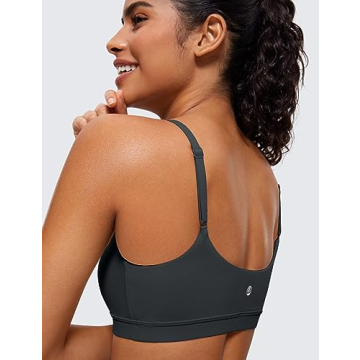 CRZ YOGA Butterluxe Adjustable Sports Bra for Women
