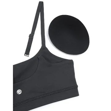 CRZ YOGA Butterluxe Adjustable Sports Bra for Women