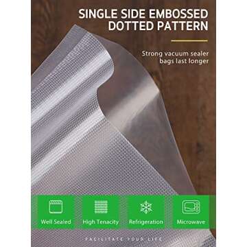 Syntus Vacuum Sealer Bags for Fresh Food Storage