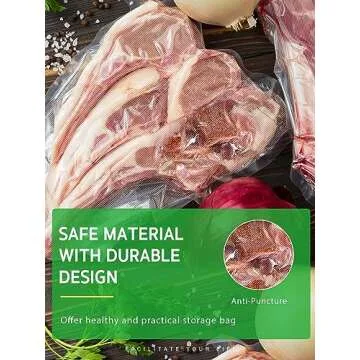 Syntus Vacuum Sealer Bags for Fresh Food Storage