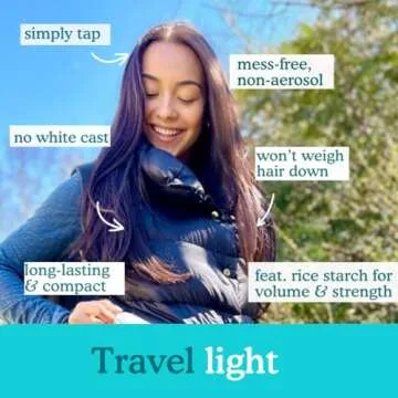 Dry Shampoo Volume Powder | Natural, Eco-friendly, Non Aerosol, Refillable | USA-Made | Refreshes, Volumizes | For Light, Medium or Dark Hair | 1 Refillable Jar + 1 Plastic-free Refill