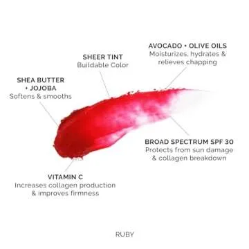 MDSolarSciences Tinted Lip Balm Sunscreen SPF 30 Trio (Vivids) Sheer Hydrating Sunscreen for Lips – Vegan, Gluten Free, Moisturizing Shea Butter and Avocado Oil 0.45 Oz