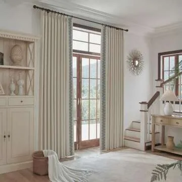 VisionaryHomeDesign Cream Pinch Pleat Curtains for Elegant Decor