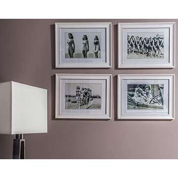 28-Pairs(56 Strips) Large Picture Hanging Strips Heavy Duty, Removable Hook and Loop Tape, Picture Hanger Damage Free, Adhesive Strips for Frame Hanging and Christmas Decorations