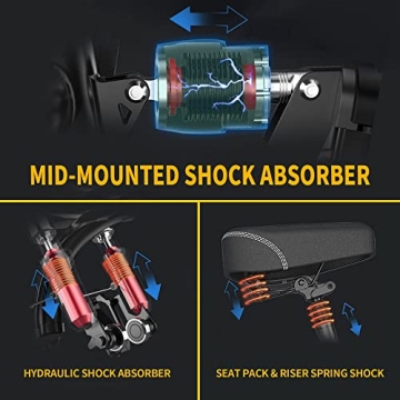 EBKAROCY Electric Bike 400W, 22MPH, Foldable & Durable