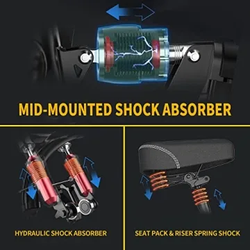 EBKAROCY Electric Bike 400W, 22MPH, Foldable & Durable