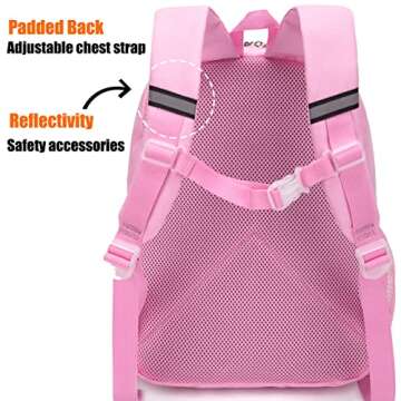 HawLander Kids Backpack for Girls, Ages 3-7