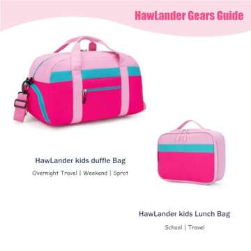 HawLander Kids Backpack for Girls, Ages 3-7