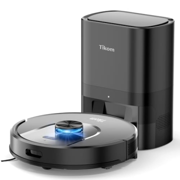 Tikom L8000 Plus: Self-Emptying Robot Vacuum & Mop with Smart Mapping